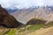 Fields in Spiti Valley in Himalayas