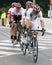 Fierce Competitors in Tandem Bike Race - ParaPan Am Games - Toronto August 8, 2015