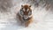 Fierce Encounter: The Winter Tiger in the Snow