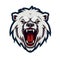 Fierce Grizzly Esports Logo on White Background .