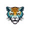Fierce Leopard Esports Logo on White Background .