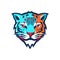 Fierce Leopard Esports Logo on White Background .