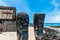 Fierce Looking Kii Guard the Sacred Hale o Keawe Heiau