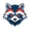 Fierce Raccoon Esports Logo on White Background .