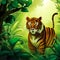 Fierce Tiger Illustration