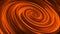 Fiery Energy Vortex. Luminous whirlpool. Abstract digital swirl. Rotating swirling shapes particles. Mesmerising spiral