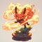 Fiery Fox Spirit - Animated, Mythical Creature, Cute and Powerful Figure