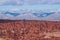 Fiery Furnace area seen from Panorama Point across the Salt Valley Wash at Arches National Park, Utah