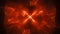 Fiery glowing antimatter