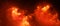 Fiery glowing nebula fractal widescreen background