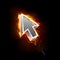 Fiery Mouse Pointer Arrow