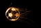 Fiery Soccer Ball