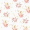 Fiery sparks and fireworks watercolor seamless pattern