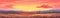 fiery sunset over a prairie vector simple 3d smooth isolated illustration