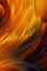 Fiery Swirls: A Mesmerizing Closeup of a Desert City Engulfed in