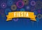 Fiesta, Fireworks and celebration background, winner, victory poster design