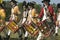 Fife and drum musicians perform at the Endview Plantation (circa 1769), near Yorktown Virginia, as part of the 225th anniversary