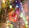 Fifteen minutes to New Year on the toy clock! A quarter to twelve on NewYear\\\'s Eve