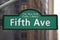 Fifth avenue sign