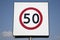 Fifty Speed Limit Sign