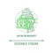 Fifty thirty twenty rule budget green concept icon