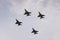 Fighter Aircrafts flying over Konya Airport during Anatolian Eagle Air Force Exercise