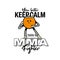 Fighting t-shirt design, You better keep calm, I am a mma fighter