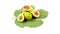 Figs on white background