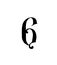 Figure 6. Vector. Logo for the company. Icon for the site. Separate number from the Russian alphabet. Gothic neo-Russian ancient s