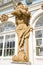 The figure of Atlant on the facade of the Catherine Palace in Tsarskoye Selo,