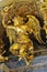 Figure of the golden angel on a Cathedral\'s roof