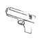 figure pistol police icon image