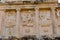 Figured marble reliefs of antique Sebasteion in Aphrodisias, Turkey