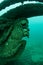 Figurehead on Shipwreck in Lake Michigan