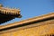 Figures of animals on the roof of the Forbidden City in Beijing