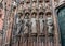 Figures from Main Portal of the facade of Strasbourg Cathedral, France