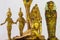 Figures pharaoh, snake, cleopatra and nebtht, eset