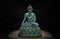 Figurine of Emerald lord buddha gautama or Siddhattha gotama buddha sculpture statue