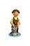 Figurine fisherman with fish