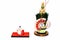 Figurine of Monkey and New Year\'s pine.