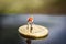 Figurines working Mining Bitcoin Golden digging virtual cryptocurrency bitcoin mining concept