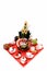 Figurines of the zodiac and New Year\'s pine.