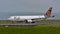 Fiji Airways Airbus A330 aircraft taxiing at Auckland International Airport