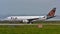 Fiji Airways Airbus A330 aircraft taxiing at Auckland International Airport