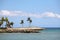 Fiji Paradise Series - View of Palms and Islands from First Landing - Viti Levu