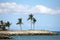 Fiji Paradise Series - View of Palms and Islands from First Landing - Viti Levu