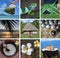 Fijian collage travel postcard