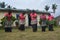 Fijian dancing women