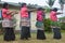 Fijian dancing women