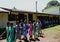 Fijian primary school class on Fiji Island